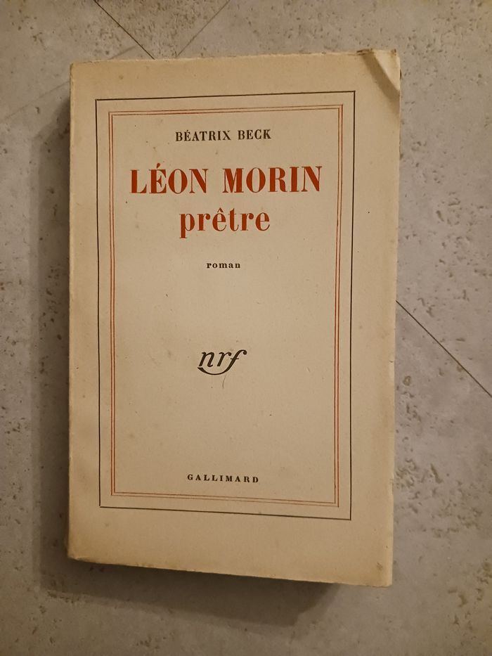 livre ancien Léon Morin prêtre Béatrix Beck