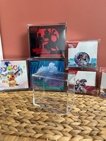 Protection acrylique aimantée pour coffret Pokémon Display - Neuve