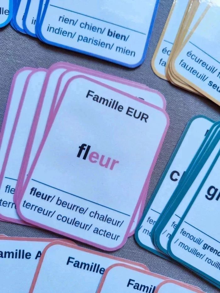 Jeu des 7 familles des sons complexes Montessori - photo numéro 6