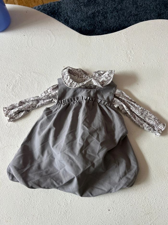 Tenue robe + t shirt Okaidi 3 mois parfait état - photo numéro 5