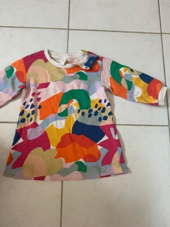 Robe multicolore 12 18mois H&M
