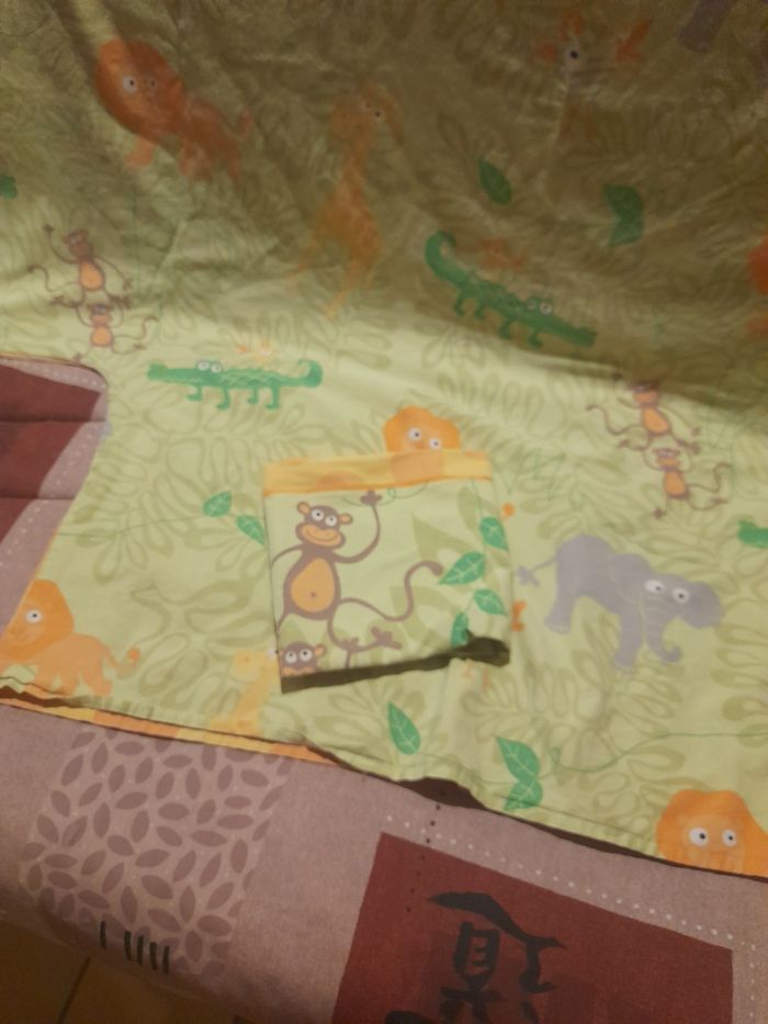 Housse de couette et sa taie thème la jungle - photo numéro 3