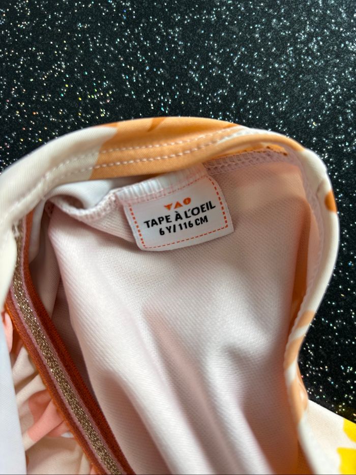 TAO - maillot de bain 1 pièce fille 6 ans - photo numéro 3