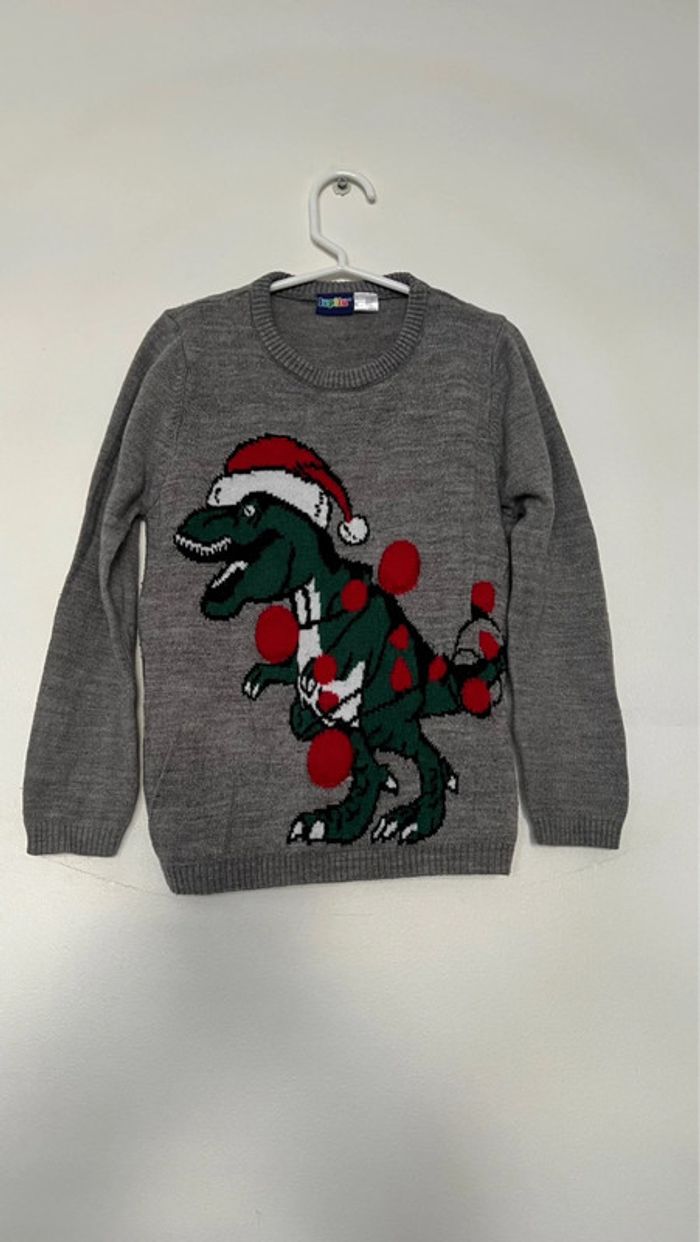 Pull en parfait état 100% acrylique marque lupilu 4/6 ans  avec led  lumineux - photo numéro 4