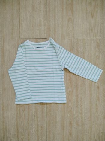 T-shirt manches longues rayé 2 ans