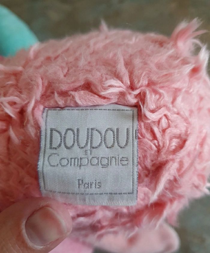 Peluche Flamant rose Tropicool  60cm Doudou et compagnie - photo numéro 5