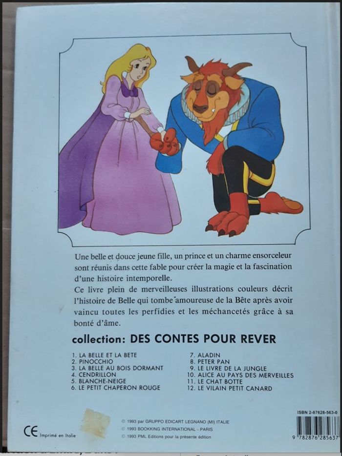La belle et la bête, collection "des contes pour rêver" - photo numéro 2