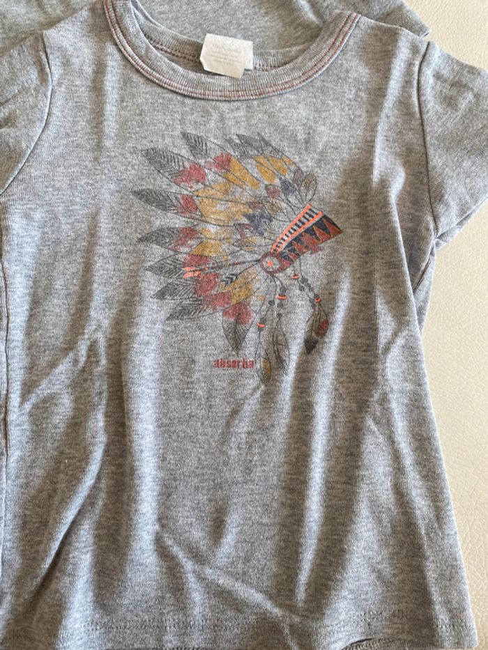 Lot 6 maillots t-shirt tricot de peau 4 ans Absorba - photo numéro 13