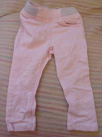 Pantalon rose en jeans 
