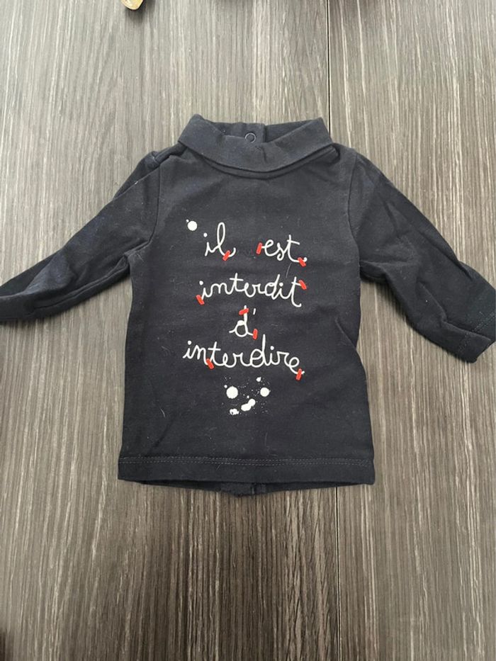 Sous pull 1 mois