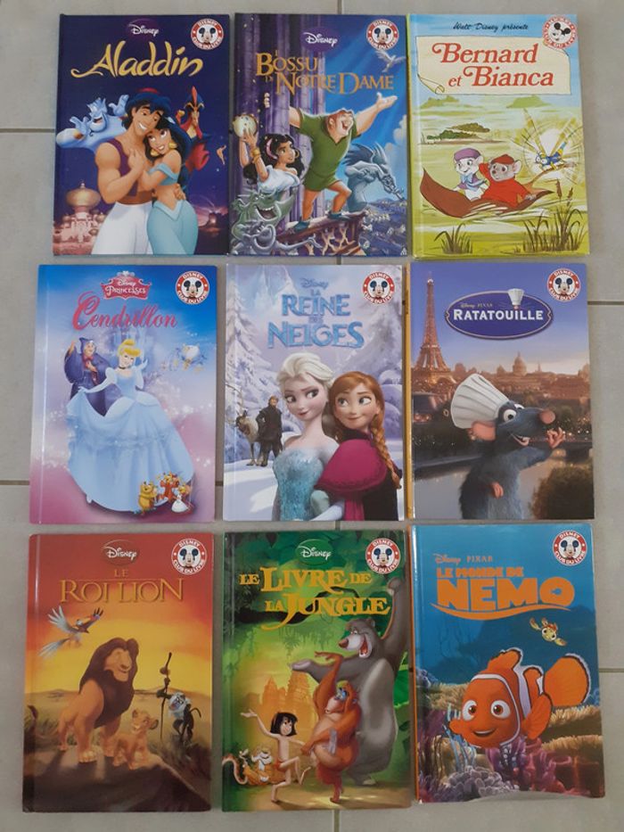 9 livres Disney