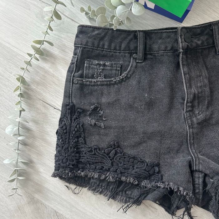 Short denim noir - photo numéro 2