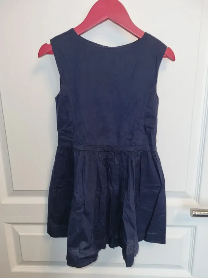 Robe bleu marine jacadi 4A