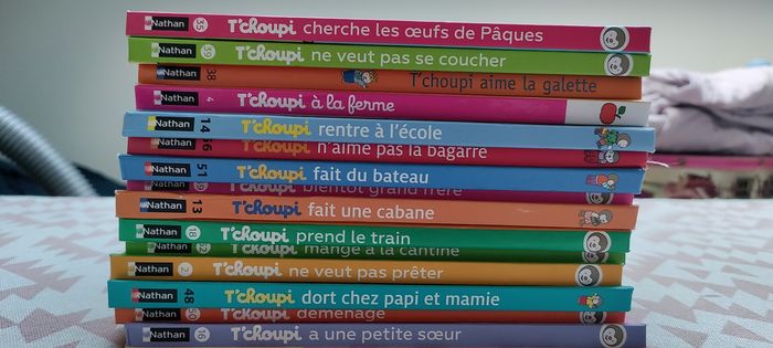 Lot de 15 livres T'choupi