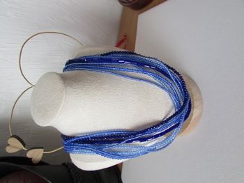 Collier magnétique rangs bleus Zabok