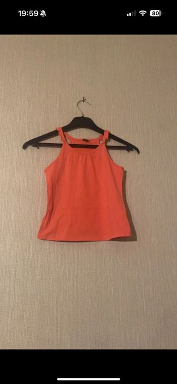 Debardeur tao 6 ans rose été