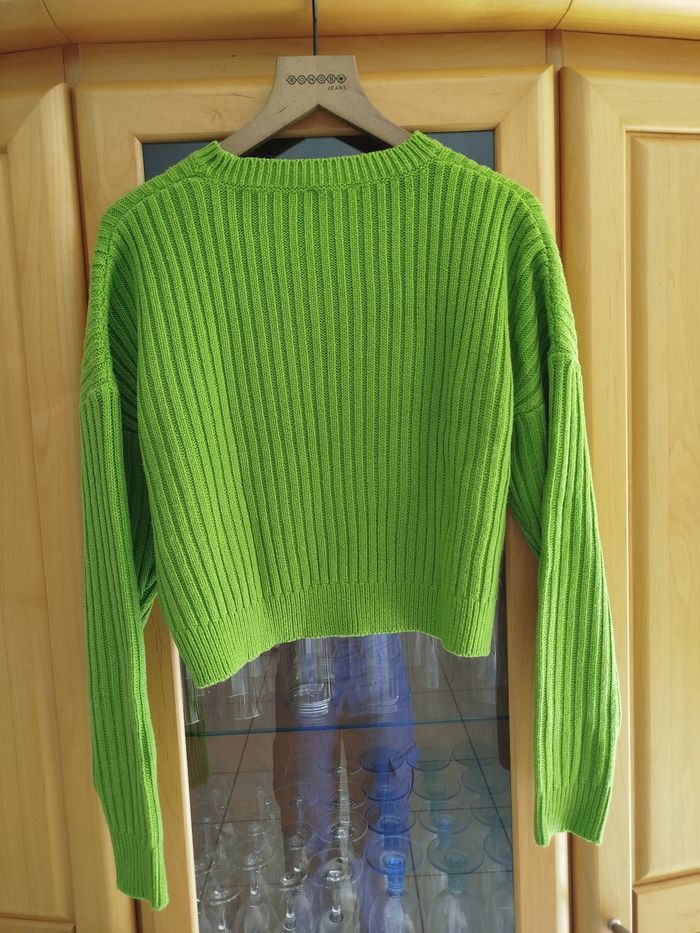 Pull vert taille S - photo numéro 3