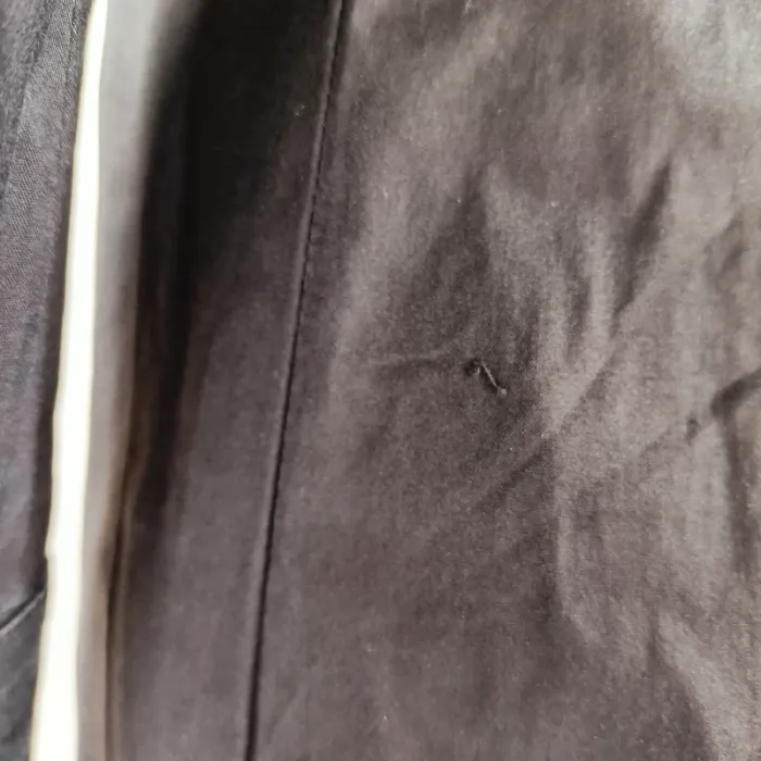 Robe-chemise noire Patrizia Pepe cintrée à poches, manches 3/4, taille 42 A1131 - photo numéro 9