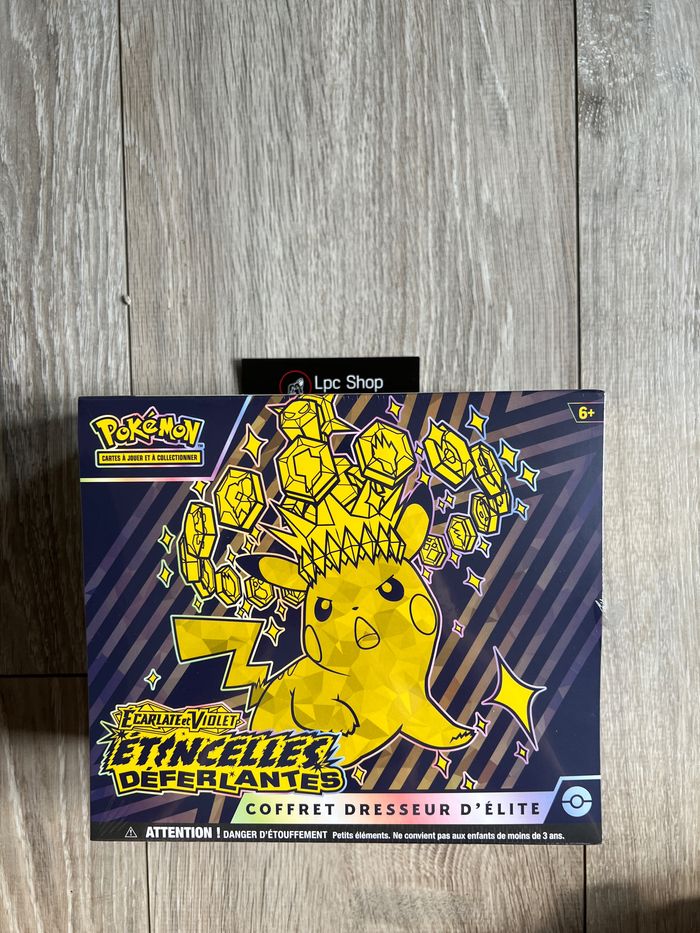 POKÉMON - COFFRET ETB - ETINCELLES DÉFERLANTES - EV08 - FR NEUF DÉFAUT SCELLAGE
