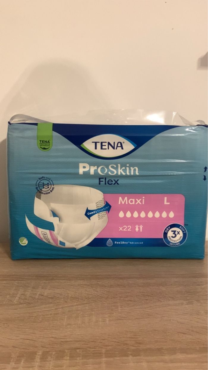 TENA Flex Maxi L – 1 sachet neuf (22 protections) - photo numéro 2