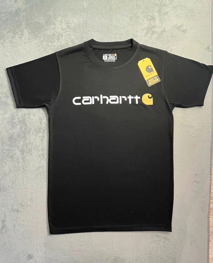 T-shirt Carhartt Crewneck Loose Fit – Noir – Big Logo – Taille S - photo numéro 2