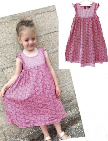 5 ans robe été mi longue Kiabi