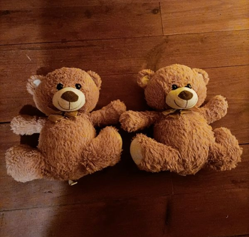 Peluches ours marrons 28 cm