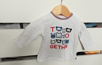 T-shirt ML garçon 6 mois obaibi