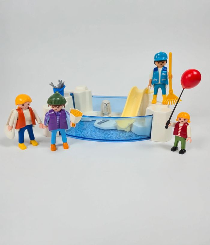 Playmobil Zoo Bassin du bébé ours blanc