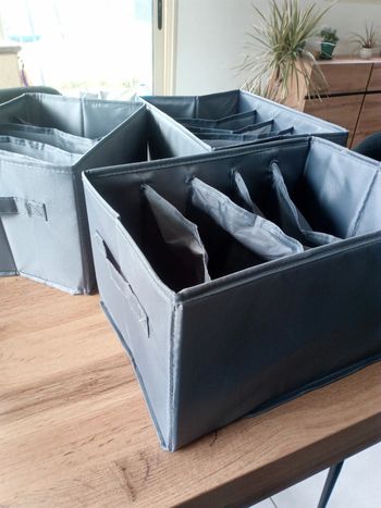 Lot de 3 boîtes de rangement