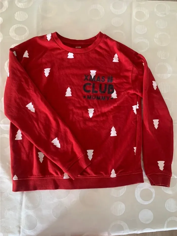 Sweat noël rouge