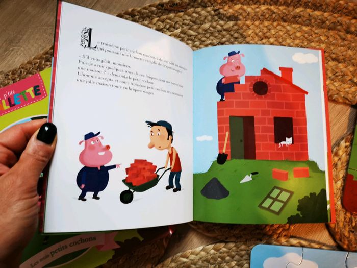 Ma p'tite malette puzzle et livre - photo numéro 4