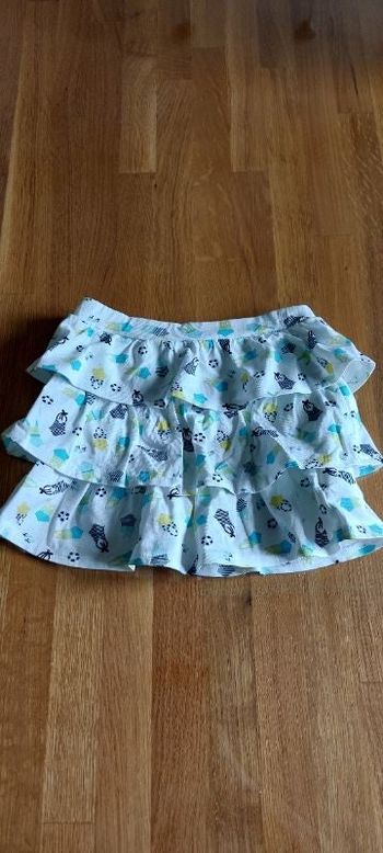 Jolie jupe fantaisie à volants bébé fille 18 mois