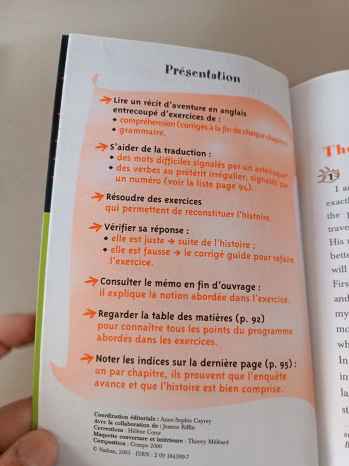 Lire en anglais de la 5ème à la 4ème opération blood Lagoon de 12 à 13 ans - photo numéro 6