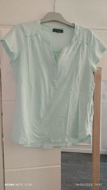 Tee shirt manches courtes cache