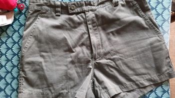 Short kaki toile taille small