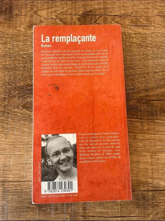 Frank Andriat - La remplaçante - photo numéro 2