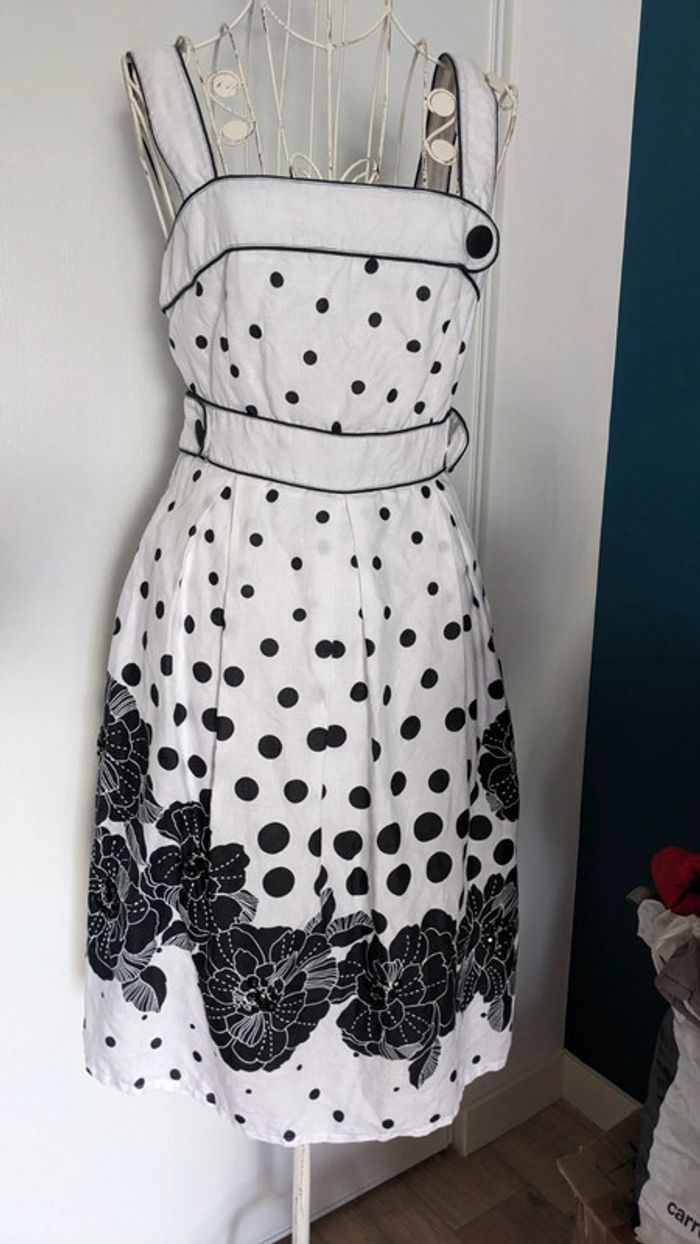 Robe Chic Noir et Blanche Derhy 40