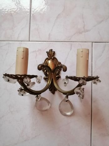 applique laiton doré