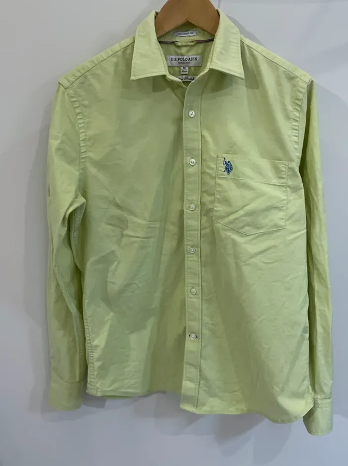 U.S. Polo Assn. Long Sleeve Green Size 40