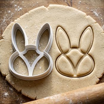 Emporte-pièce Tête de Lapin - Découpoir Biscuit, Sablé et Pâte à Sucre