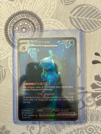 Blastoise booster 151 anglais