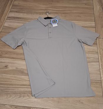 Polo homme manches courtes tennis gris