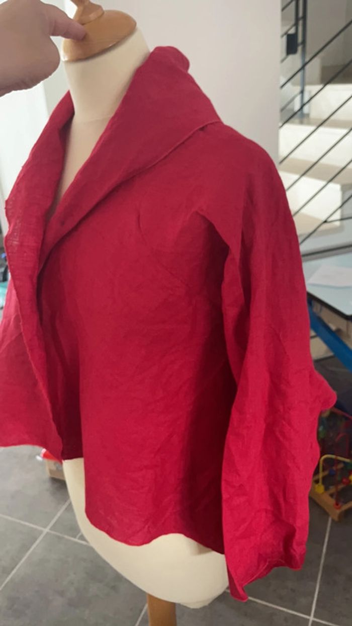 Veste 100% lin - photo numéro 3