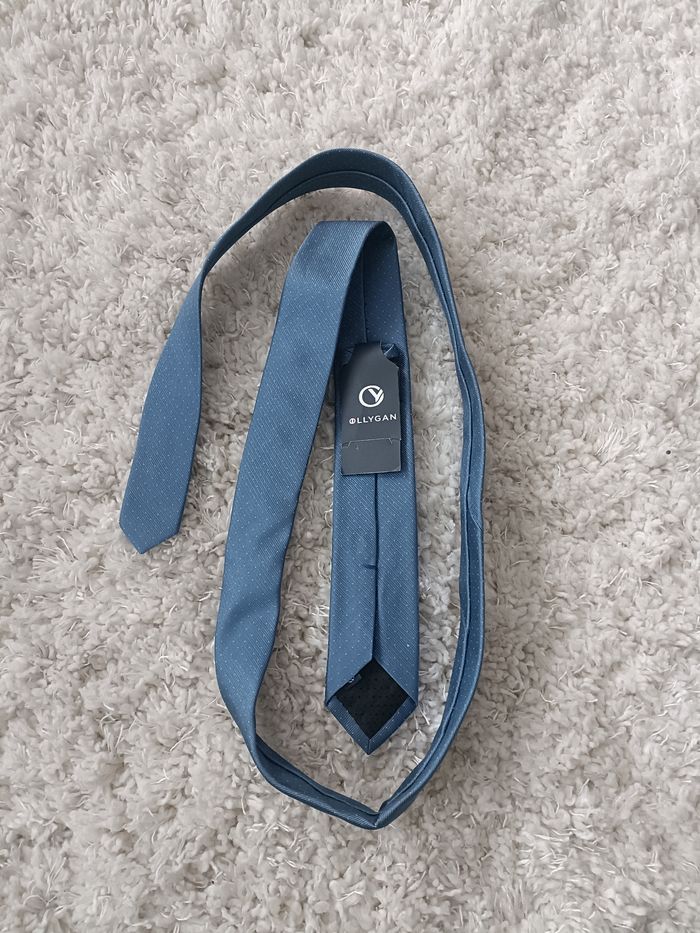 Cravate ollygan en 100% soie - photo numéro 4