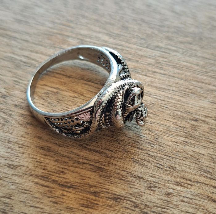 Bague homme serpents - photo numéro 3