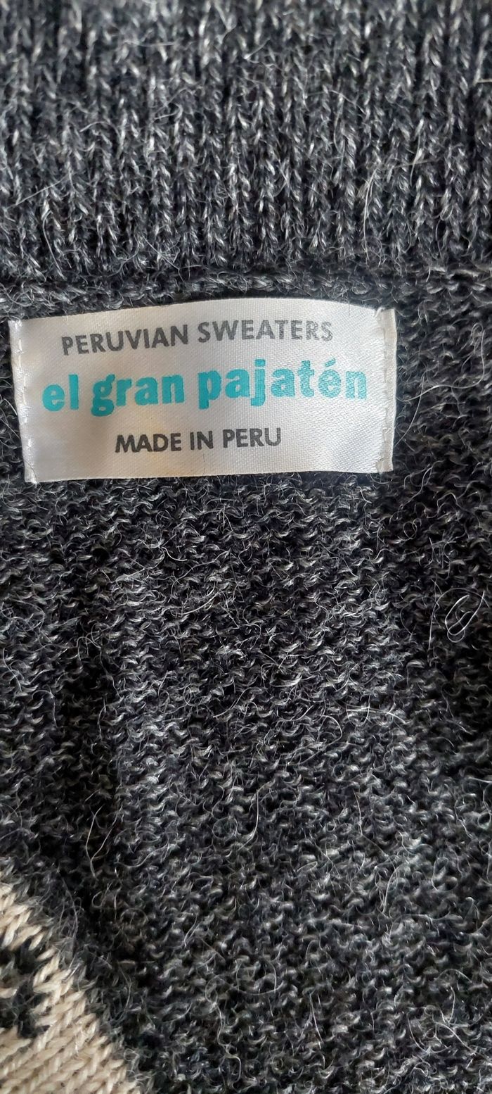 Pull alpaga El gran pajatén taille M - photo numéro 6