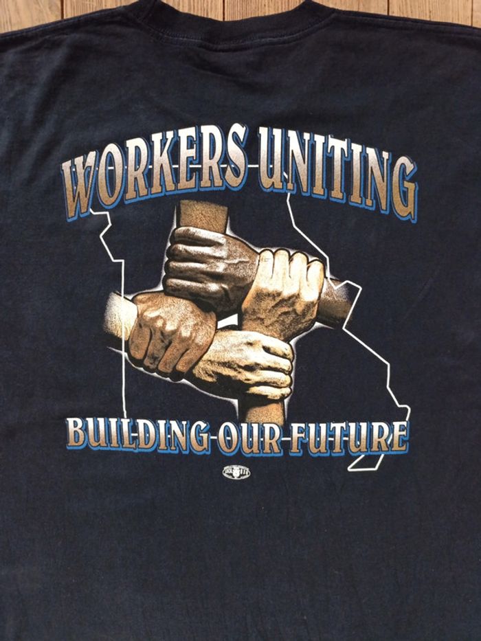 T-shirt USA vintage international brotherhood of teamsters bayside XL - photo numéro 5