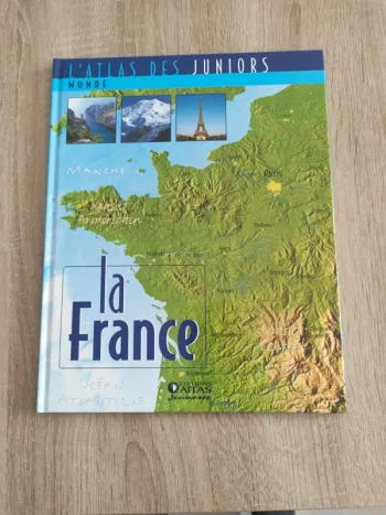Livre édition atlas la france