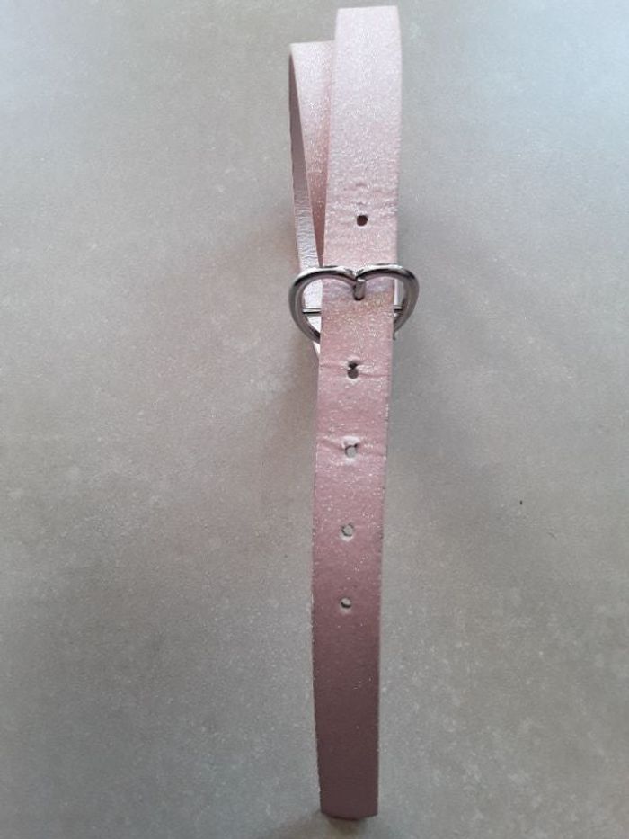 Ceinture rose à paillettes 83-94 cm TBE